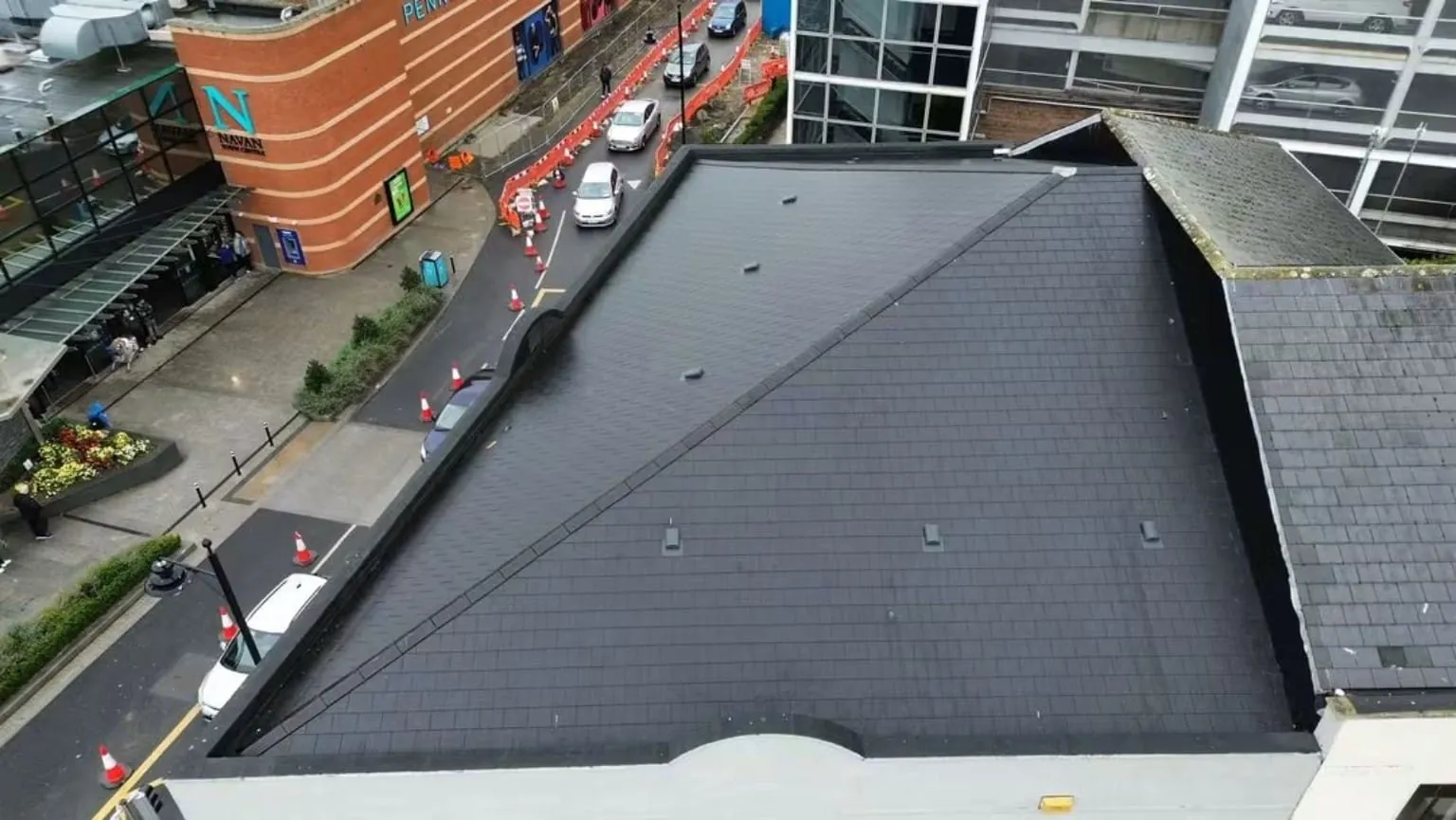 Finished fibre cement slate roof in Navan