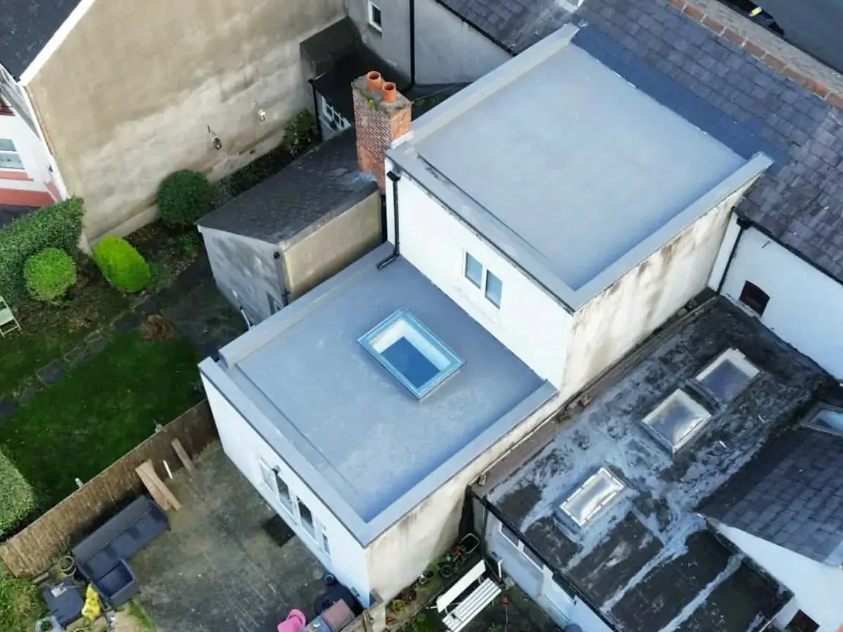 Roofer at work for Dublin Roofing Company